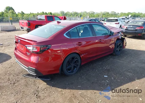 2020 Subaru Legacy Sport z USA, uszkodzony, nr VIN 4S3BWAG6XL3021805